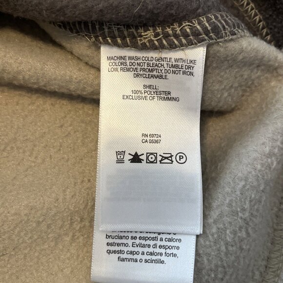 Men's Columbia Fleece Vest SZ SMALL Beige Brown Full Zip Pockets Outdoor - Picture 8 of 9